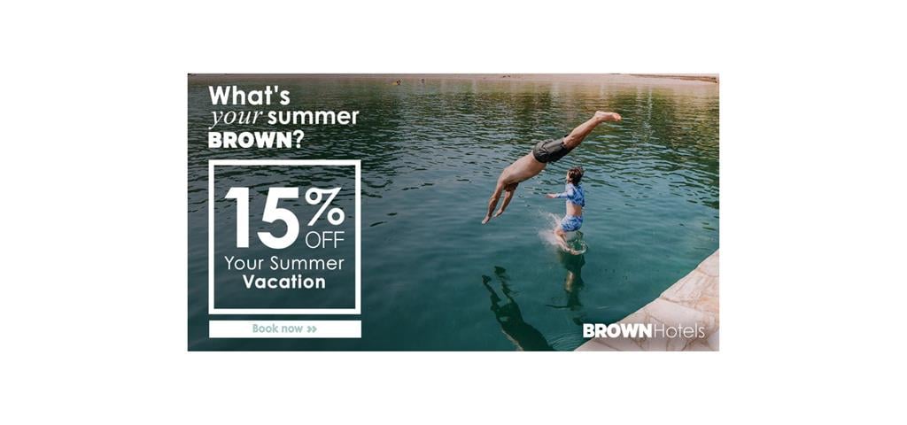 15% הנחה על חופשת קיץ   Non Refundable